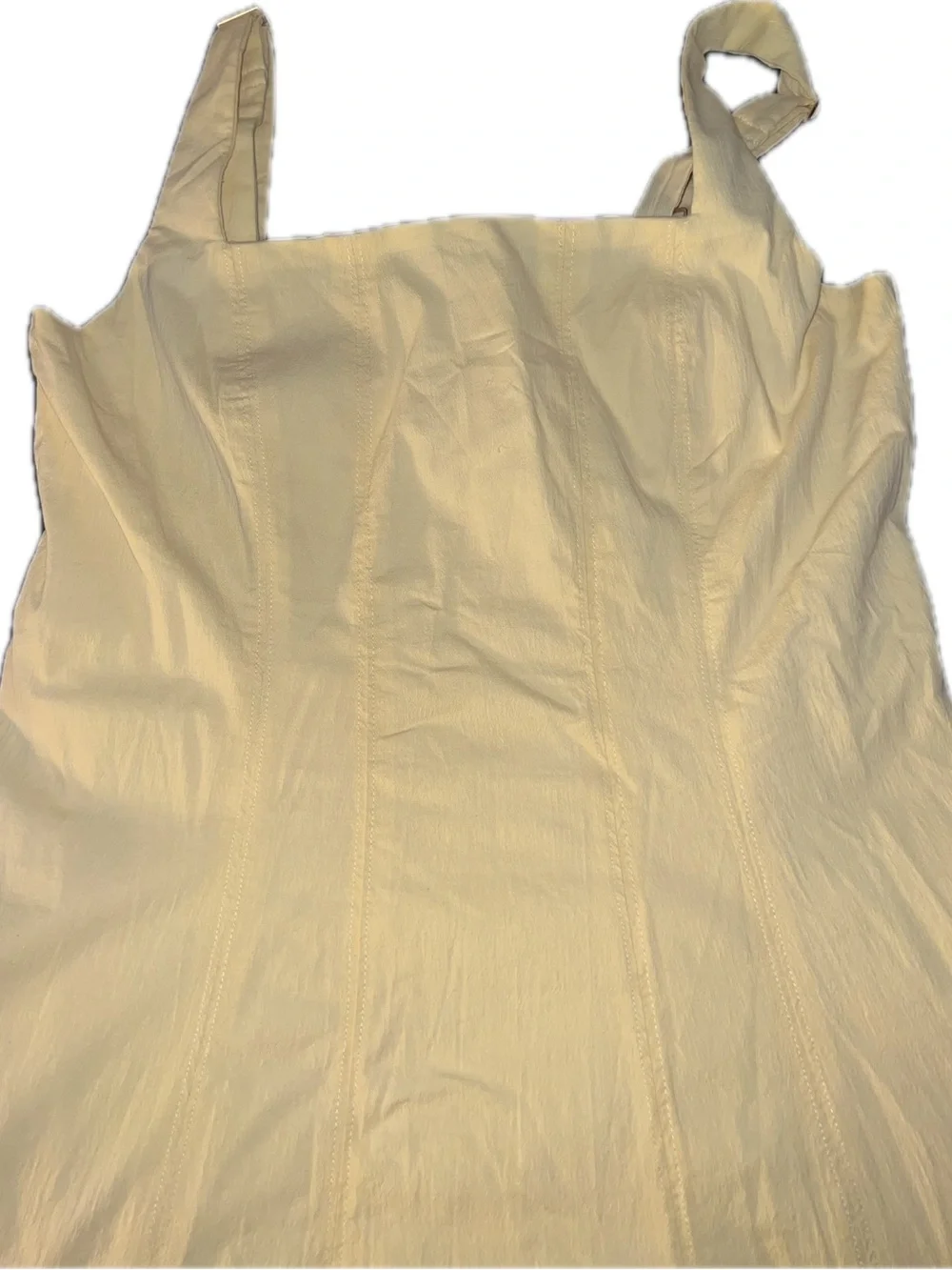Abercrombie Yellow Linen Maxi Dress. Size L